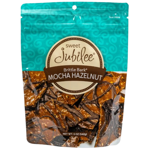 Sweet Jubilee Mocha Hazelnut Brittle Bark 5oz