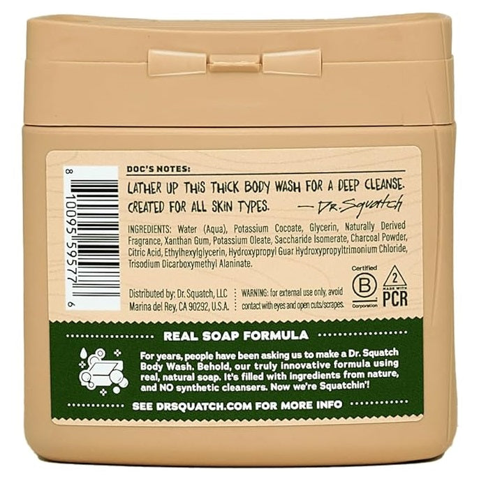 Dr. Squatch Pine Tar Men's Natural Body Wash