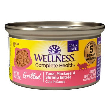 Wellness Complete Health Grilled Wet Cat Food 3oz Can