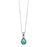 Kashi Semiprecious Small Stone Necklace - Amazonite P27AZ