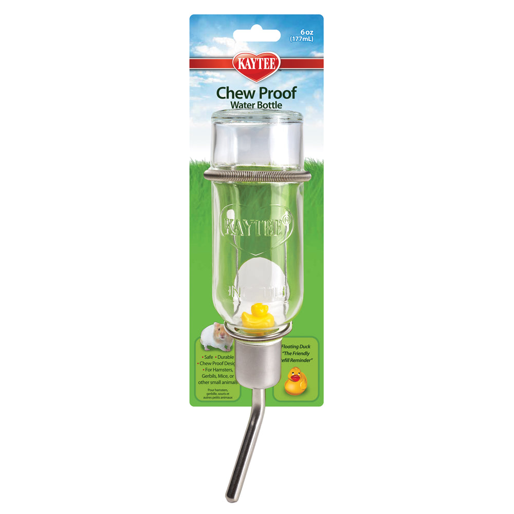 Kaytee Chew-Proof Water Bottle for Small Animals 6oz