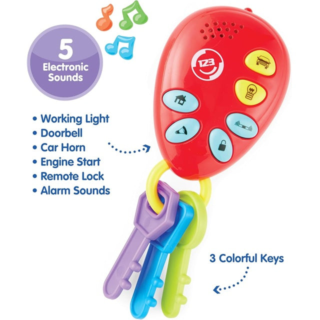 Kidoozie Phone & Key Combo Set with Lights & Sounds