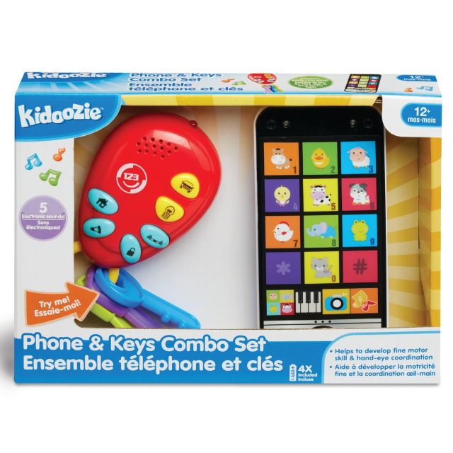 Kidoozie Phone & Key Combo Set with Lights & Sounds