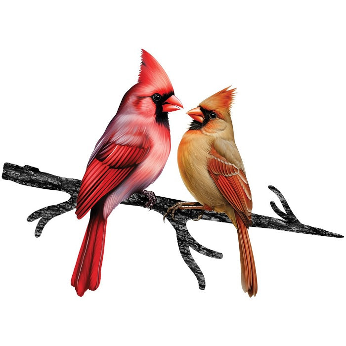 Decorative Tree Stake - Kissing Cardinals — Ellington Agway