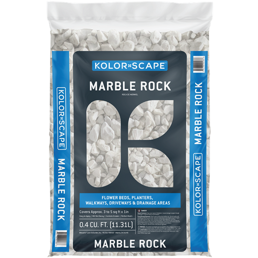 Kolorscape Marble Rock Garden Stone, 0.5 Cu. Ft.
