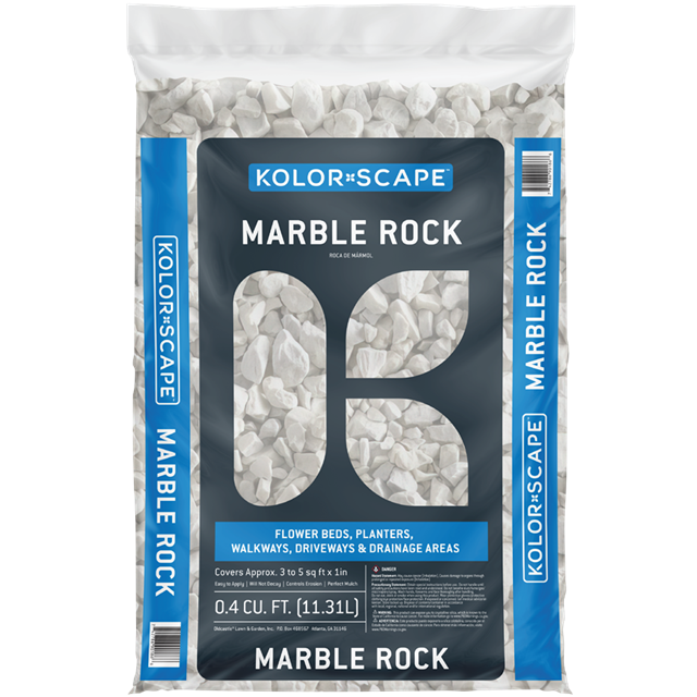 Kolorscape Marble Rock Garden Stone, 0.5 Cu. Ft.