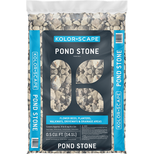 Kolorscape Pond Stone Garden Rock, 0.5 Cu. Ft.
