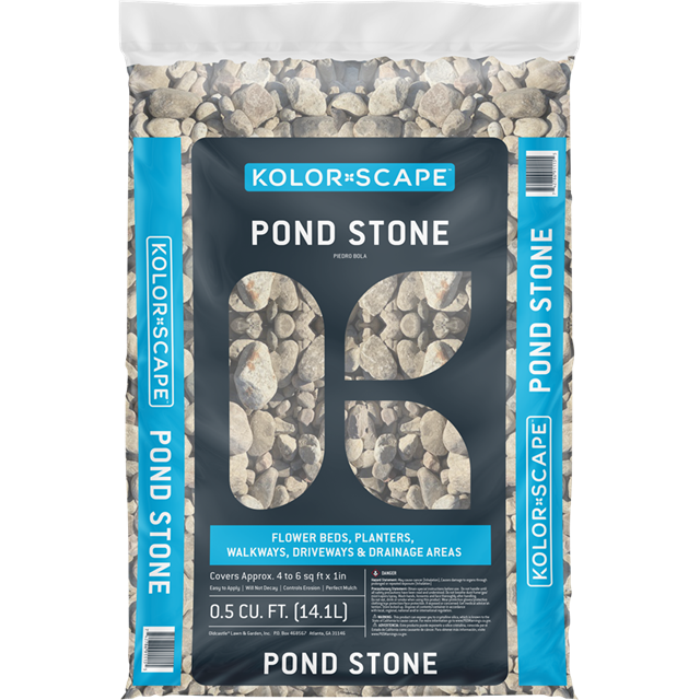 Kolorscape Pond Stone Garden Rock, 0.5 Cu. Ft.