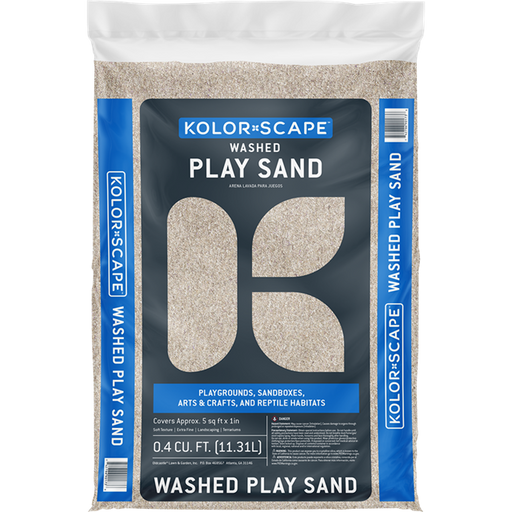 Kolorscape Washed Play Sand, 0.4 Cu. Ft.