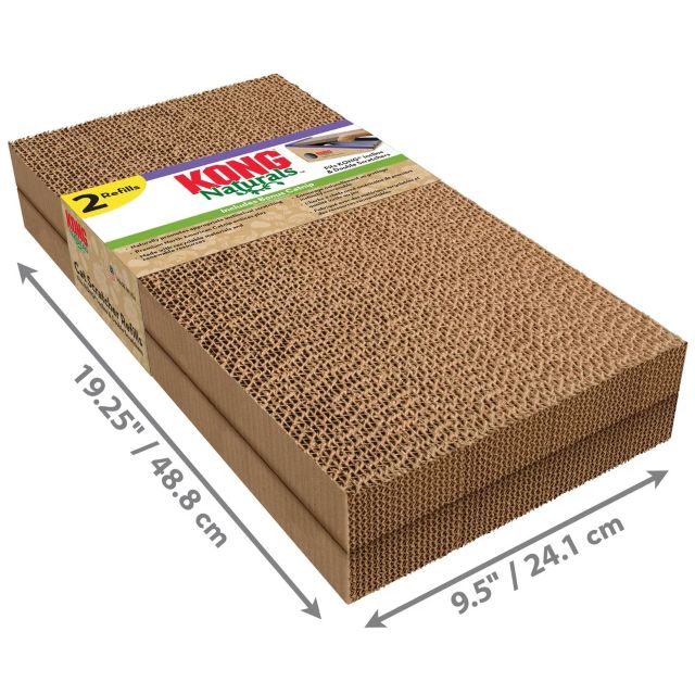 KONG Naturals Cat Scratcher Refill 2-Pack