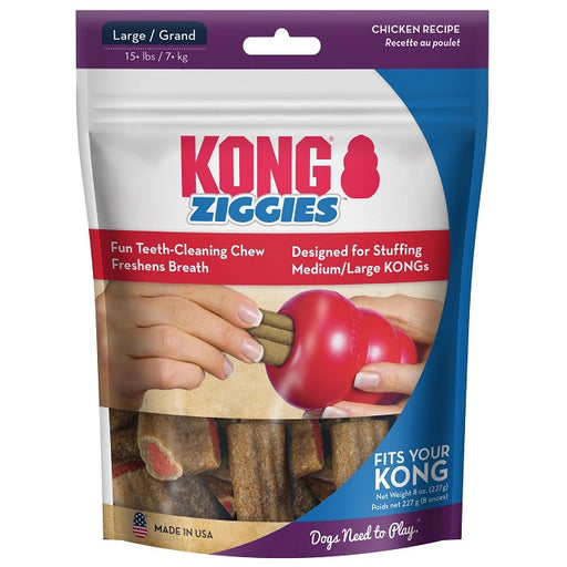 KONG Stuff'N Ziggies Large Dog Treat 8 oz.