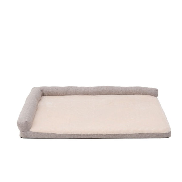 Orthopedic Lounger Dog Bed, Khaki