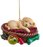 Labrador Dog In Basket Ornament - Assorted