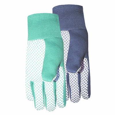 Dotted Palm Ladies Canvas & Jersey Work Gloves