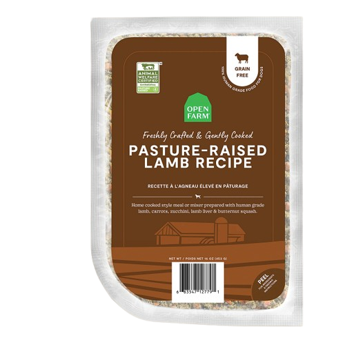 Open Farm Frozen Grain Free Gently Cooked Lamb 16oz