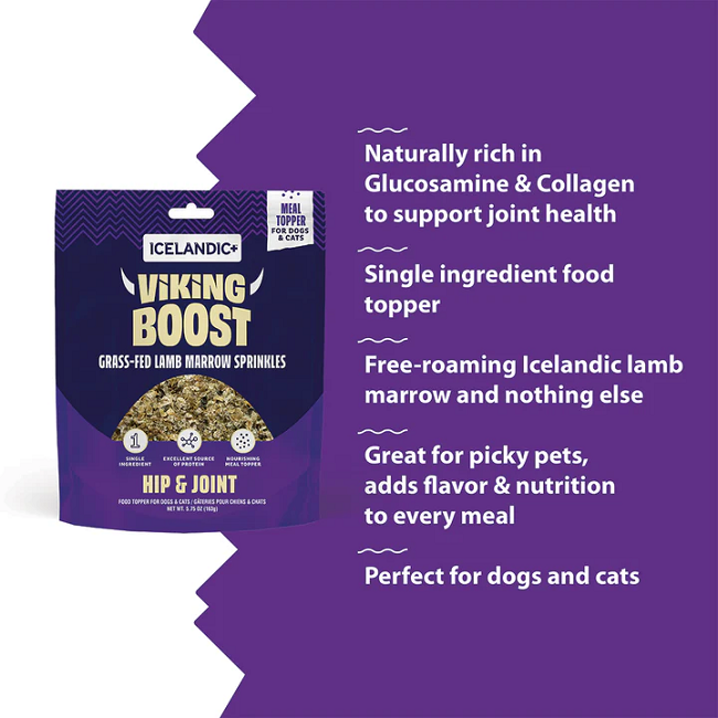 Viking Boost Lamb Marrow Sprinkles for Hip & Joint Support 5.75 oz