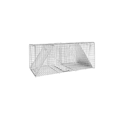 2 Door Live Animal Cage Trap, Large, 10.75 x 12 x 36 In.