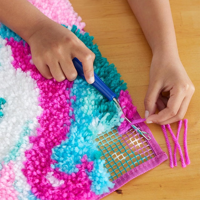 LatchKits™ Sparkle Unicorn Latch Hook Kit