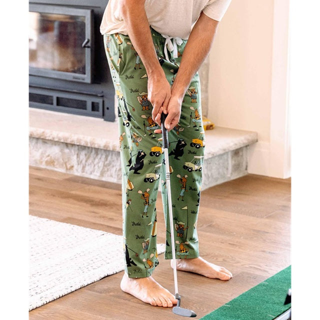 LazyOne Golf Green Men's Pajama Pants