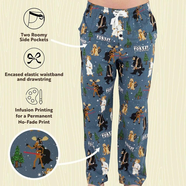 LazyOne May the Forest Be With You Men's Pajama Pants