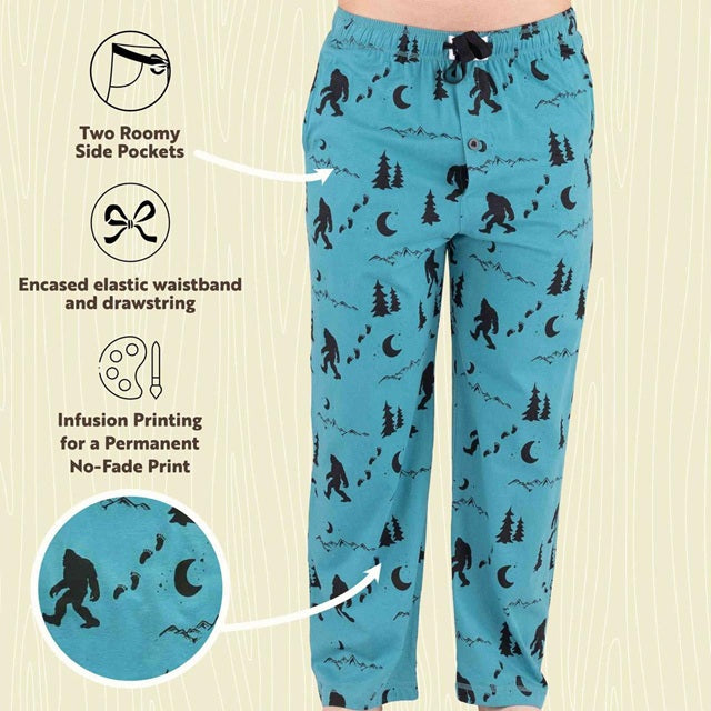 LazyOne Mountain Bigfoot Men's Pajama Pants