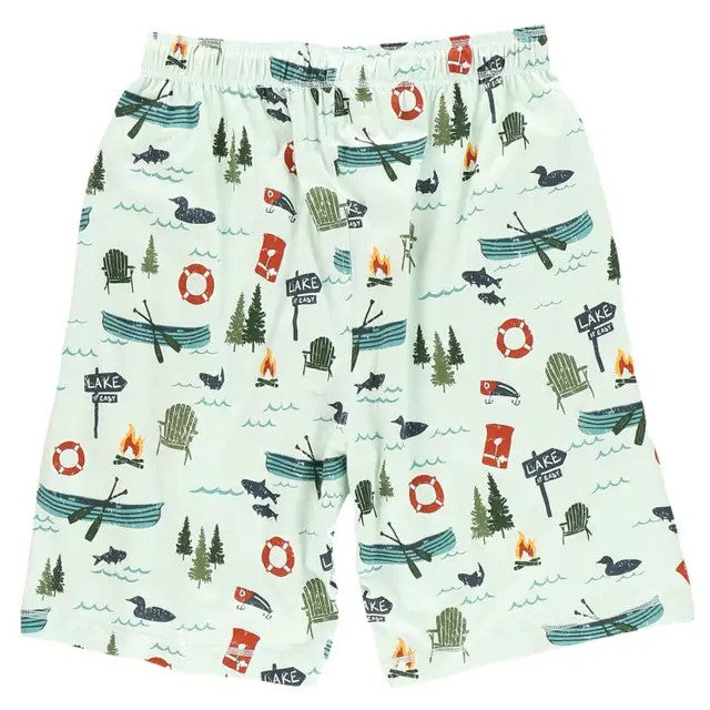 LazyOne Lake It Easy Men's Pajama Shorts