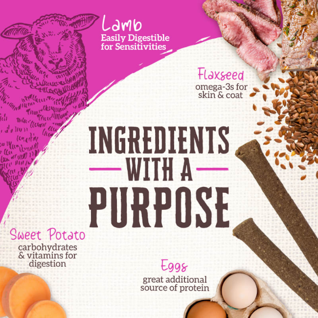 Wholesomes Rewards Lamb Chewy Sticks For Dogs 25 oz