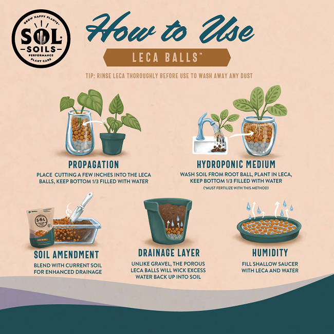 Sol Soils LECA Balls 2 Qt