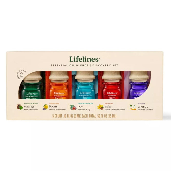 Lifelines Essential Oil Blends 5-Count Discovery Set