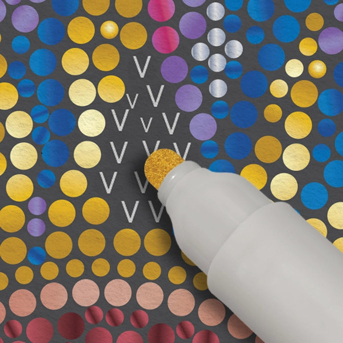 Lifelines FlowArt®: Dot-By-Letter Into the Galaxy Metallic