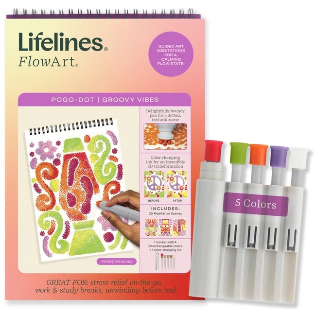 Lifelines FlowArt®: Pogo-Dot Groovy Vibes