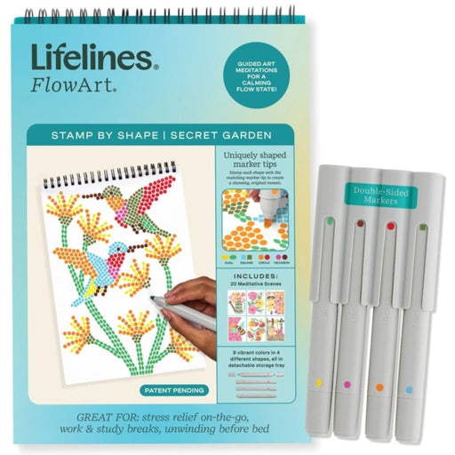 Lifelines FlowArt®: Stamp by Shape Secret Garden