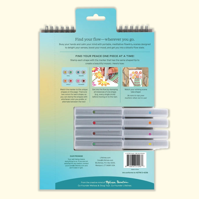 Lifelines FlowArt®: Stamp by Shape Secret Garden