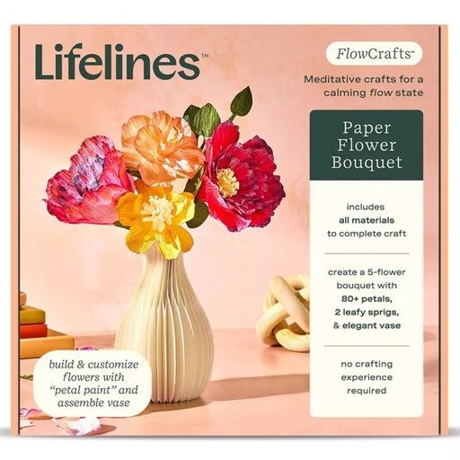 Lifelines FlowCrafts Paper Flower Bouquet Meditative Craft Kit