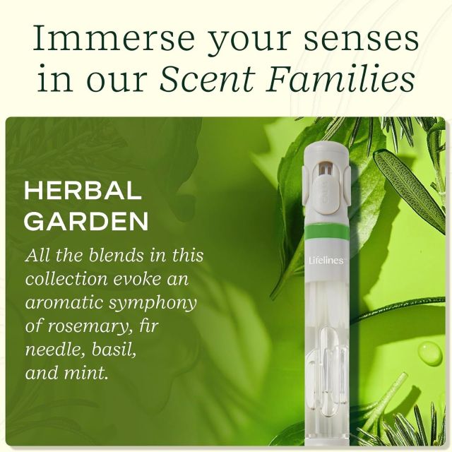 Lifelines Pen Diffuser, Herbal Garden