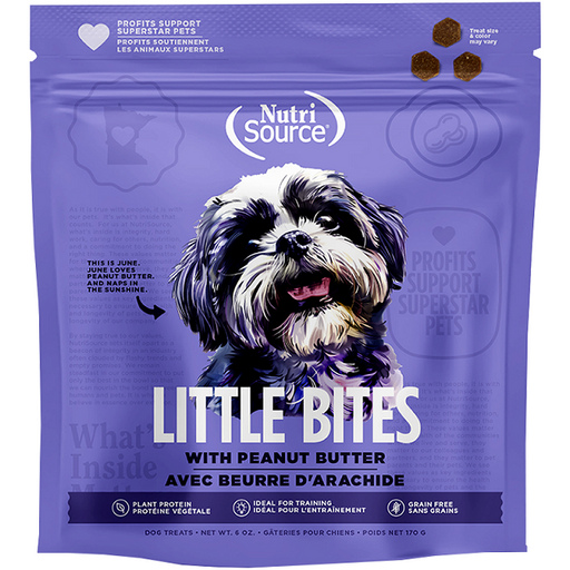 Nutrisource Little Bites Grain Free Peanut Butter 6oz