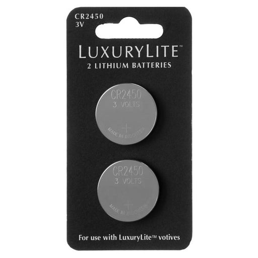 Luxury Lite 3V Lithium Battery 2-Pack CR2450