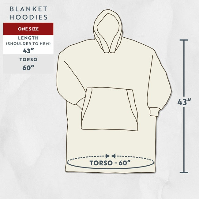 Blanket Hoodie Coffee Club – Oversized Wearable Blanket