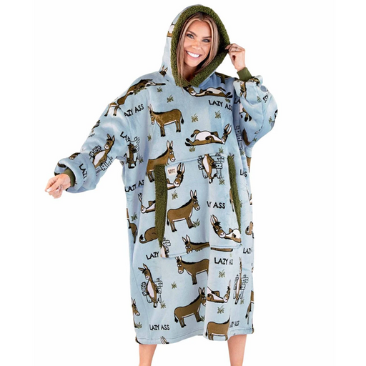 Blanket Hoodie Lazy Ass–Oversized Wearable Blanket