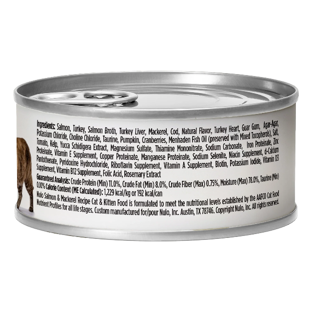 Nulo Paté Salmon & Mackerel Recipe for Cats 5.5oz