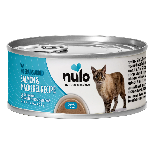 Nulo Paté Salmon & Mackerel Recipe for Cats 5.5oz