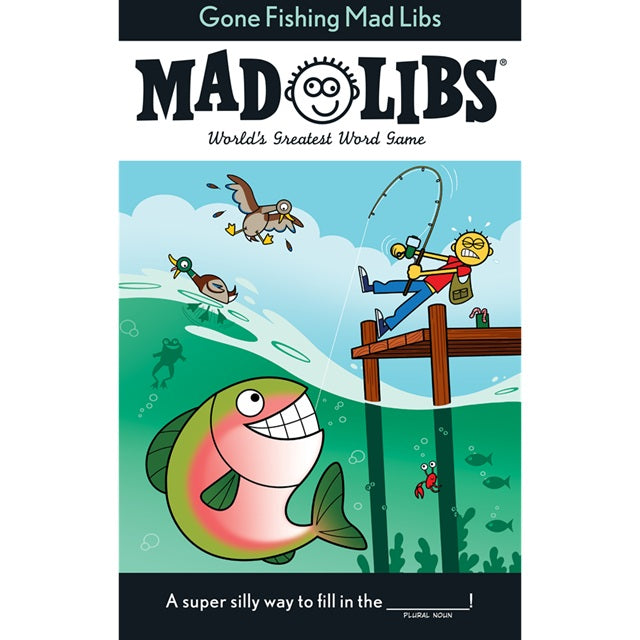 Gone Fishing Mad Libs Word Game Activity Book