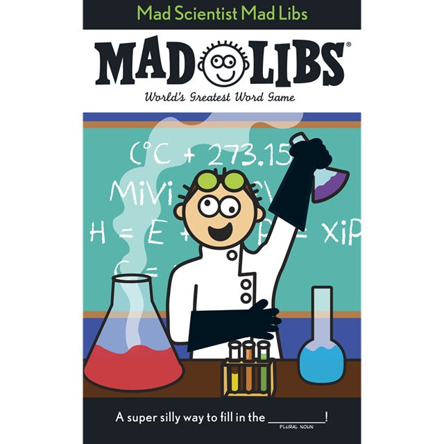 Mad Scientist Mad Libs Word Game Activity Book