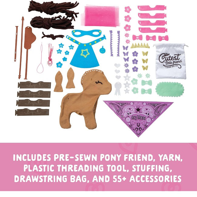 Craft-tastic Make a Friend Pony Mini Sewing Kit
