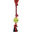 Mammoth Flossy Chews Color Rope Bone with Tennis Ball- Medium Multi-Color