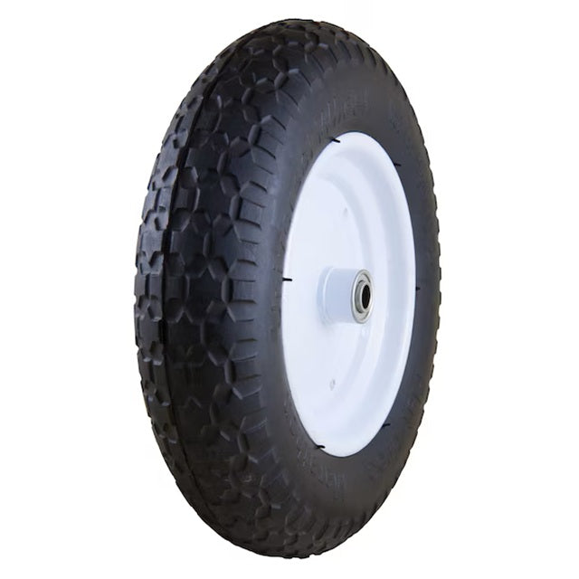 Marathon 14.5 in. Flat Free Universal Wheelbarrow Wheel 00270