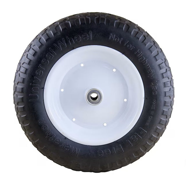 Marathon 14.5 in. Flat Free Universal Wheelbarrow Wheel 00270