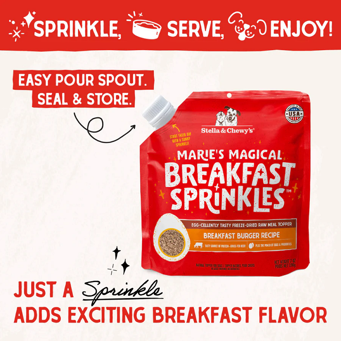 Marie’s Magical Breakfast Sprinkles Breakfast Burger Recipe 7 oz