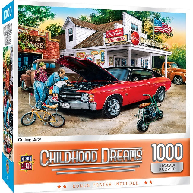 MasterPieces Childhood Dreams Getting Dirty 1000 Piece Jigsaw Puzzle