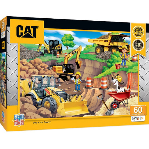 CAT Day at the Quarry 60 Piece Kids Puzzle